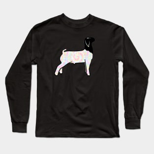 Rainbow Tie Dye Market Goat - NOT FOR RESALE WITHOUT PERMISSION Long Sleeve T-Shirt